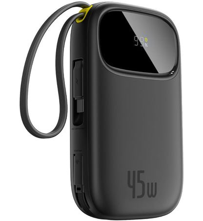 Batterie Externe Baseus EnerFill FC31 Qpow 3, 10000mAh, 45W, QC + PD, 1 x USB-A - 3 x USB-C, Noire P10082102123-00
