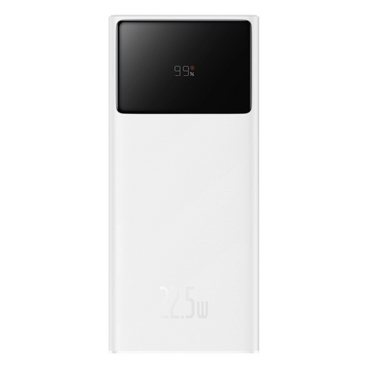 Batterie Externe Baseus EnerFill FP41, 30000mAh, 22.5W, QC + PD, 1 x USB-C - 2 x USB-A, Blanche