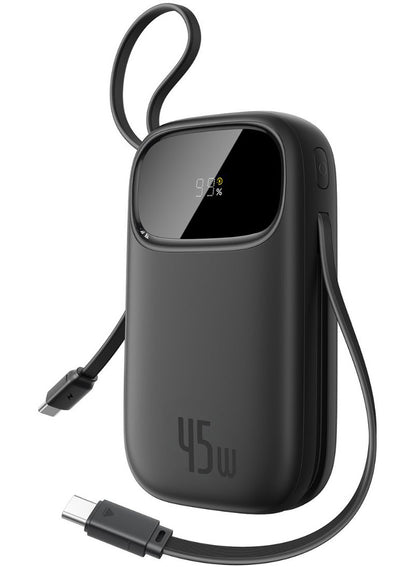 Batterie Externe Baseus EnerFill FC31 Qpow 3, 10000mAh, 45W, QC + PD, 1 x USB-A - 3 x USB-C, Noire P10082102123-00