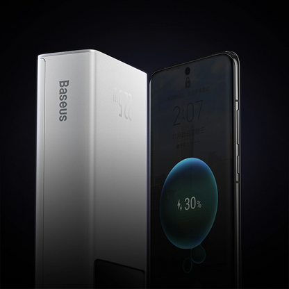 Batterie Externe Baseus EnerFill FP41, 30000mAh, 22.5W, QC + PD, 1 x USB-C - 2 x USB-A, Blanche