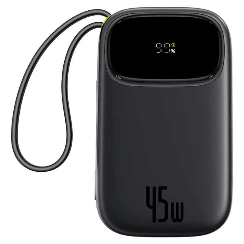 Batterie Externe Baseus EnerFill FC31 Qpow 3, 10000mAh, 45W, QC + PD, 1 x USB-A - 3 x USB-C, Noire P10082102123-00