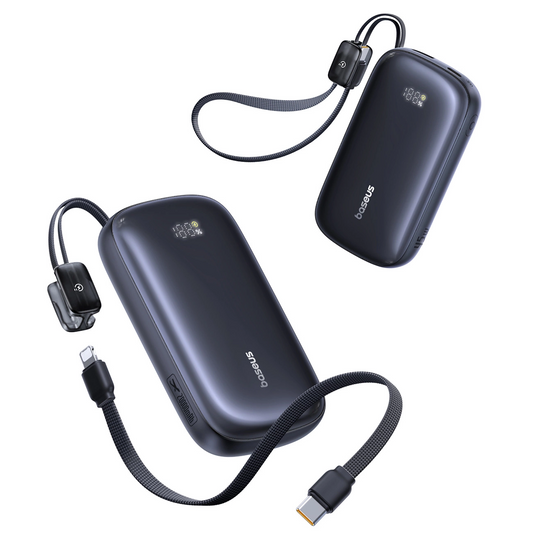 Batteria Esterna Baseus EnerFill FC21 QPow 3 Ultra, 20000mAh, 45W, QC + PD, 1 x USB-A - 1 x USB-C, Nera E0027P00