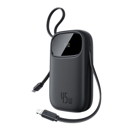 Batteria Esterna Baseus EnerFill FC31 Qpow 3, 20000mAh, 45W, QC + PD, 1 x Lightning - 1 x USB-A - 2 x USB-C, Nera E0028D00