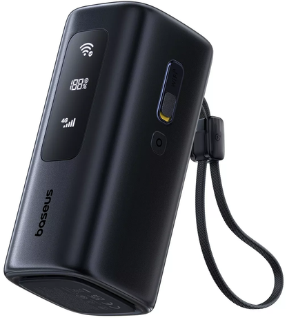 Batteria Esterna Baseus EnerGeek GX11, 20000mAh, 67W, QC + PD, 1 x USB-A - 2 x USB-C, Nera E0025701