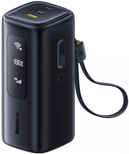 Externe Batterie Baseus EnerGeek GX11, 20000mAh, 67W, QC + PD, 1 x USB-A - 2 x USB-C, Schwarz E0025701