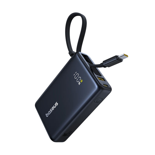 Batterie Externe Baseus PicoGo, 10000mAh, 45W, QC + PD, 1 x USB-A - 2 x USB-C, Noire P10076803123-00