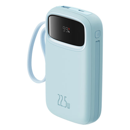 Batterie Externe Baseus Qpow Pro+, 10000mAh, 22.5W, QC + PD, 1 x Lightning - 1 x USB-A - 2 x USB-C, Bleue P10055003313-00