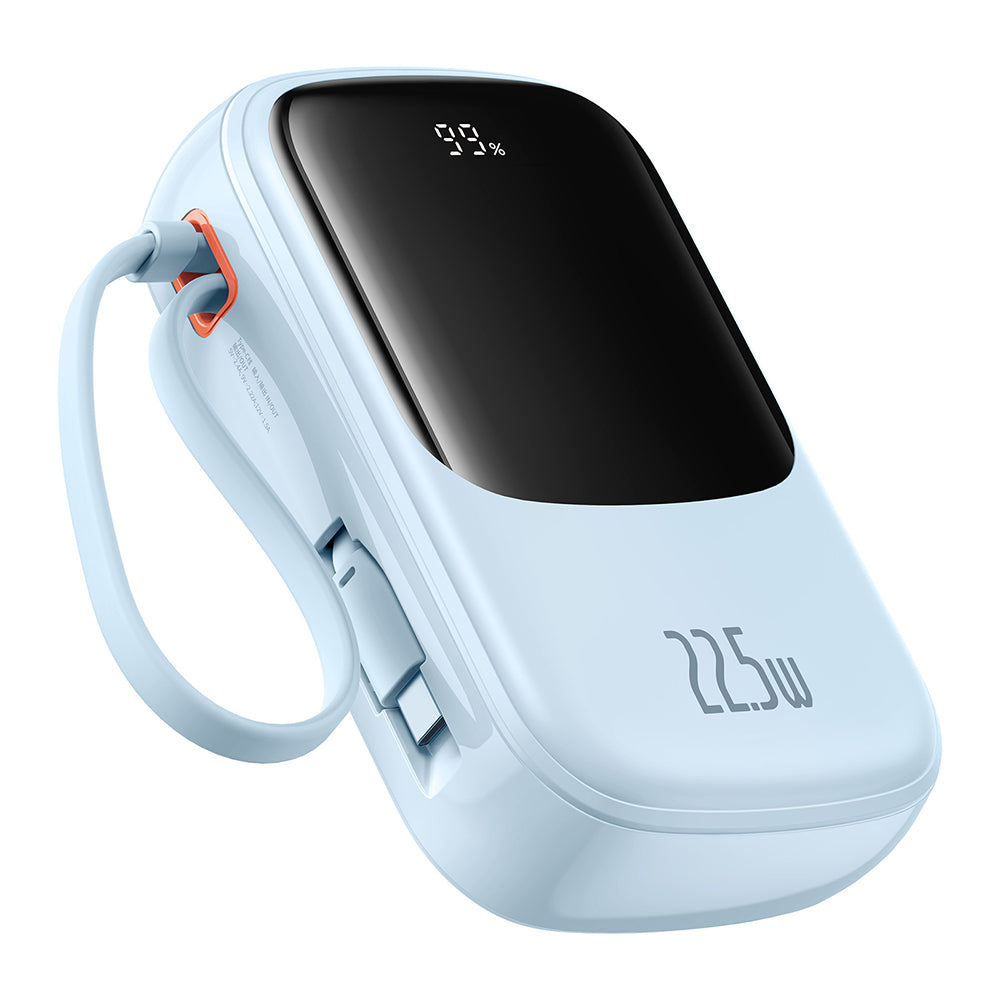 Batterie Externe Baseus Qpow Pro+, 20000mAh, 22.5W, QC + PD, 1 x USB-A - 2 x USB-C, Bleue P10067103313-00