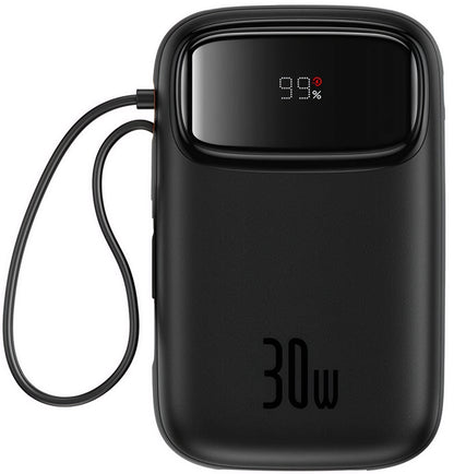Batterie Externe Baseus Qpow2, 20000mAh, 30W, QC + PD, 1 x USB-A - 3 x USB-C, Noire P10055009113-00