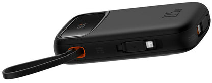 Externer Akku Baseus Qpow2, 10000mAh, 22.5W, QC + PD, 1 x Lightning - 1 x USB-A - 2 x USB-C, Schwarz P10055003113-00