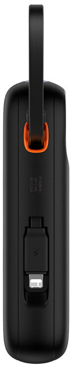 Externer Akku Baseus Qpow2, 10000mAh, 22.5W, QC + PD, 1 x Lightning - 1 x USB-A - 2 x USB-C, Schwarz P10055003113-00