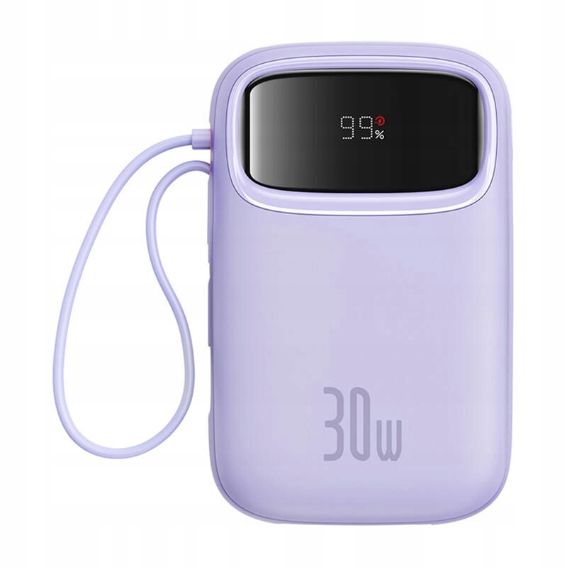 Batteria Esterna Baseus Qpow2, 10000mAh, 30W, QC + PD, 1 x USB-A - 3 x USB-C, Viola P10055008513-00