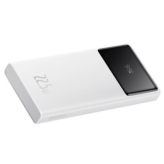 Batterie Externe Baseus Star Lord, 10000mAh, 22.5W, QC + PD, 1 x USB-C - 2 x USB-A, Blanche PPXJ100002