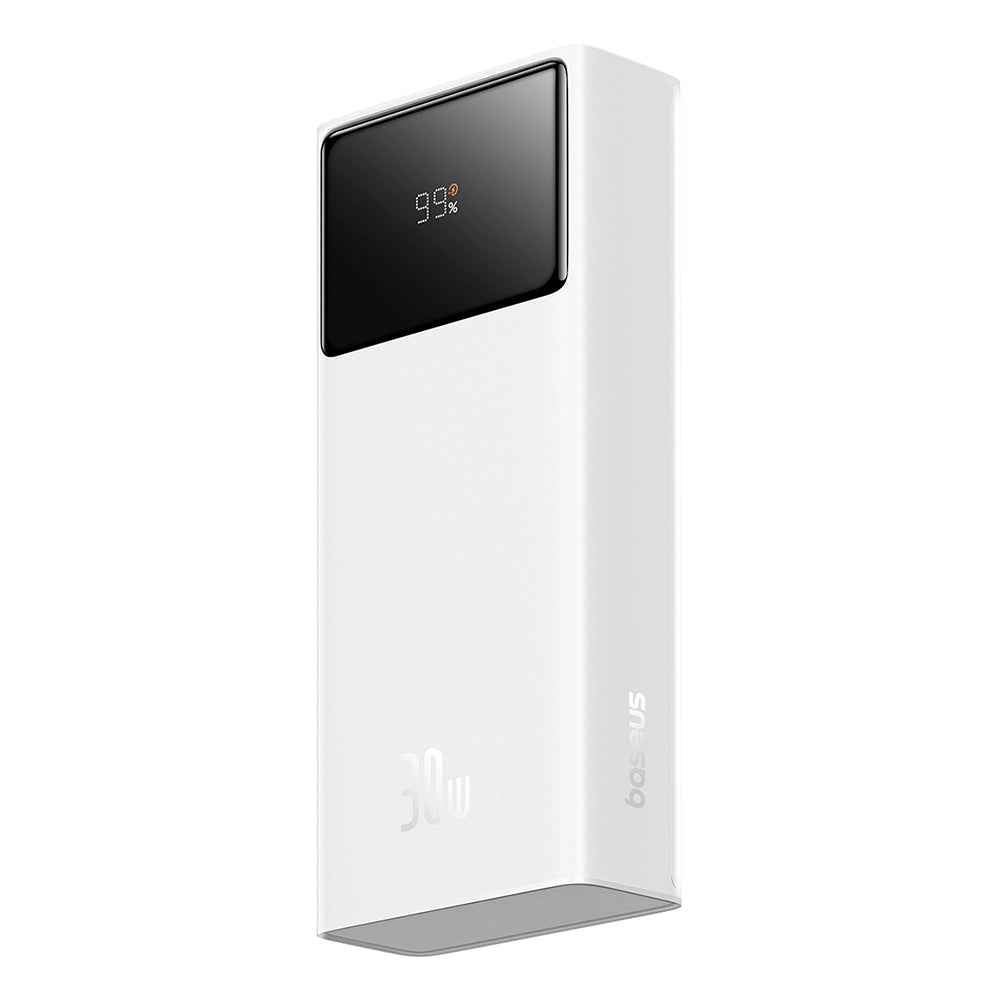 Batteria Esterna Baseus Star Lord, 20000mAh, 30W, QC + PD, 1 x USB-C - 2 x USB-A, Bianca P10022904213-00