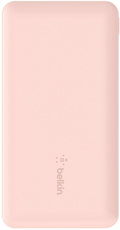 Externe Batterie Belkin BoostCharge, 10000mAh, 15W, 1 x USB-C - 2 x USB-A, Rosa BPB011btRG