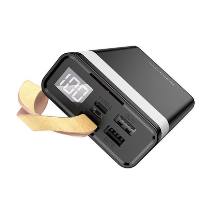 Batteria Esterna Borofone BJ18 Coolmy, 20000mAh, 10W, 2 x USB-A, Nera