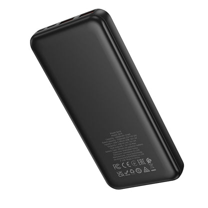 Externer Akku Borofone BJ78 Clever, 10000mAh, 10W, 2 x USB-A, Schwarz