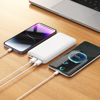 Externer Akku Borofone BJ78 Clever, 10000mAh, 10W, 2 x USB-A, Schwarz