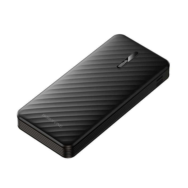 Externe Batterie Borofone BJ84 Smooth, 10000mAh, 10W, 1 x Lightning - 1 x microUSB - 1 x USB-A - 1 x USB-C, Schwarz