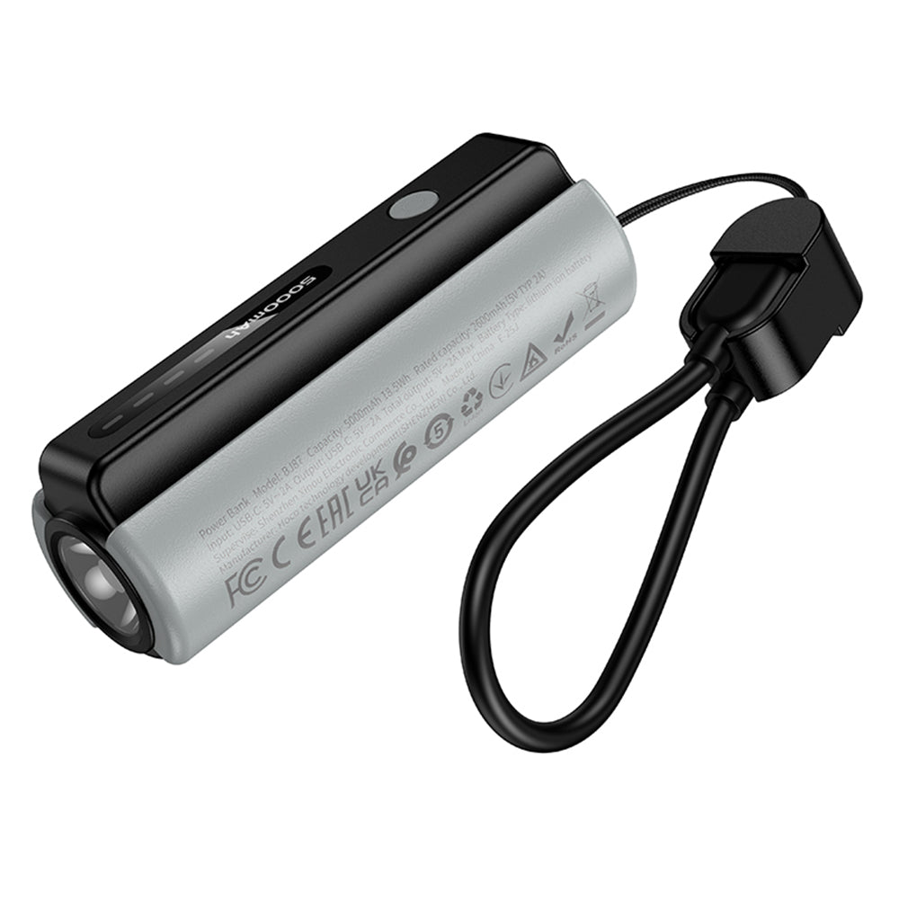 Batteria Esterna Borofone BJ87 Star, 5000mAh, 10W, 1 x USB-C, Grigio