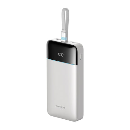 Batterie externe Cuktech LPB252N, 25 000 mAh, 120 W, QC + PD, 1 x USB-A - 2 x USB-C, blanche