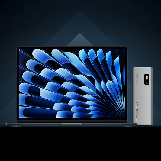 Batteria Esterna Cuktech P+ No.15, 20000mAh, 150W, QC + PD, 1 x USB-A - 2 x USB-C, Grigio CUKPB200GLBK