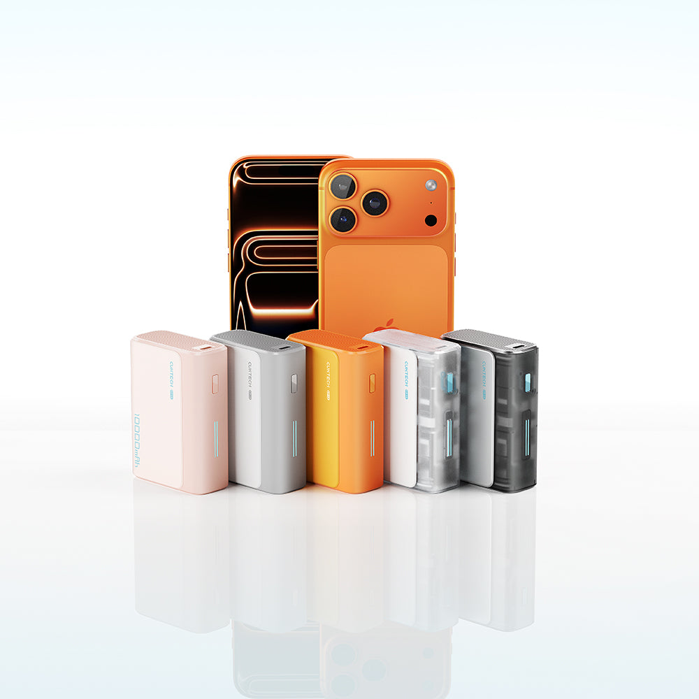 Batterie Externe Cuktech CP13, 10000mAh, 30W, QC + PD, 1 x USB-A - 1 x USB-C, Rose CUK0PB100DPK