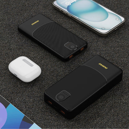 Batterie Externe Dudao K10, 10000mAh, 12W, 2 x USB-A, Noire