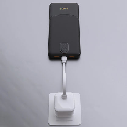 Batterie Externe Dudao K10, 10000mAh, 12W, 2 x USB-A, Noire