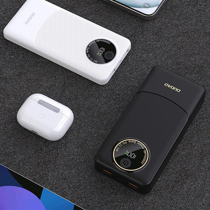 Batteria Esterna Dudao K12, 10000mAh, 22.5W, QC + PD, 1 x USB-C - 2 x USB-A, Nera