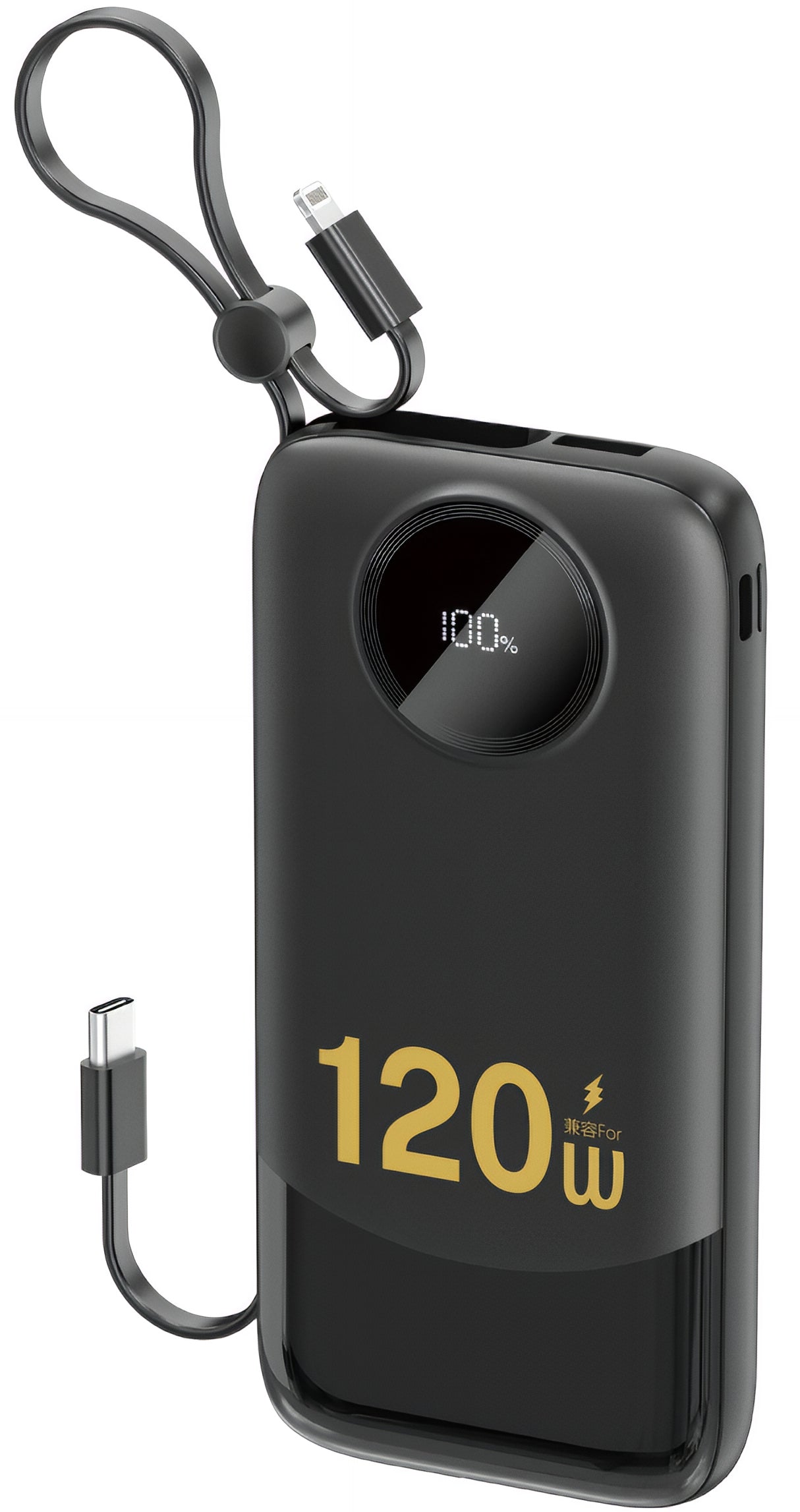 Externer Akku Dudao K13, 10000mAh, 22.5W, QC + PD, 1 x Lightning - 1 x USB-A - 2 x USB-C, Schwarz