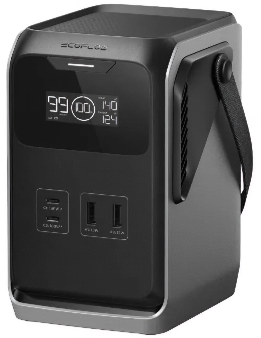 Batterie Externe EcoFlow Trail 200, 60000mAh, 220W, PD, 2 x USB-A - 2 x USB-C, Noire EF-TRAIL200-N