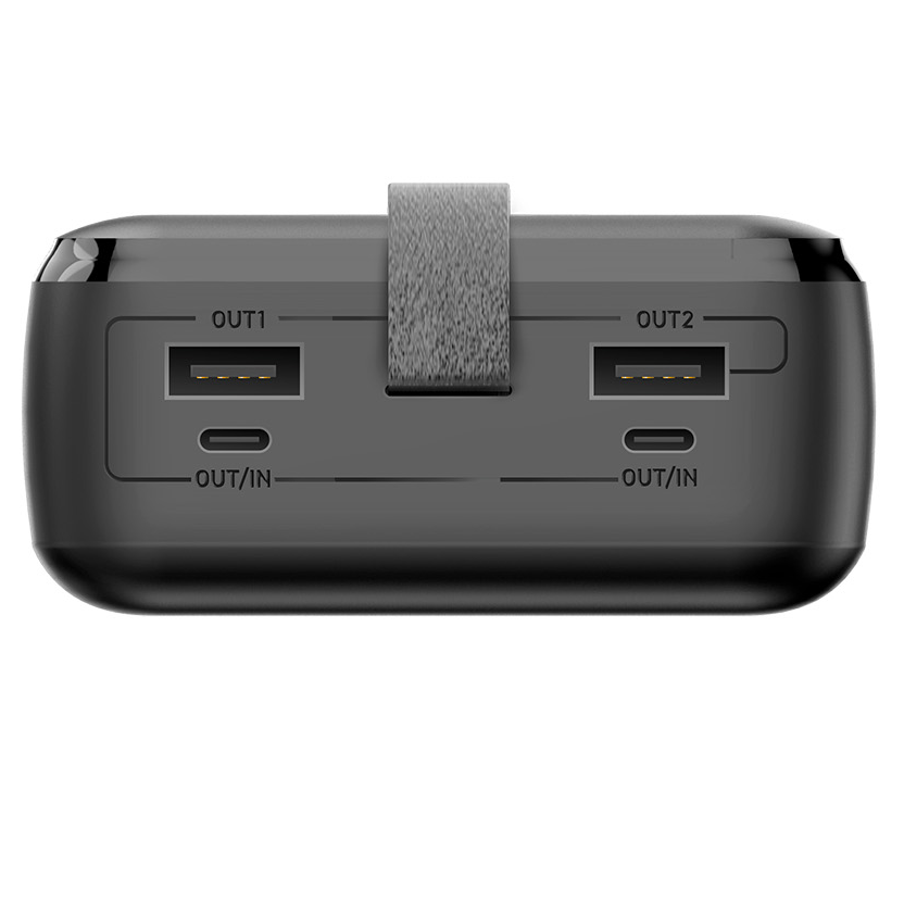 Batteria Esterna Forever TB-400, 20000mAh, 65W, QC + PD, 2 x USB-A - 2 x USB-C, Nera