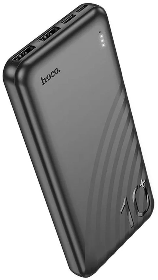 Batterie Externe HOCO J123, 10000mAh, 10W, 2 x USB-A, Noire