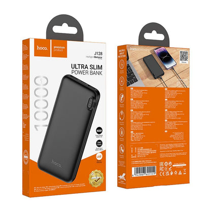 Batterie Externe HOCO J128, 10000mAh, 10W, 2 x USB-A, Noire