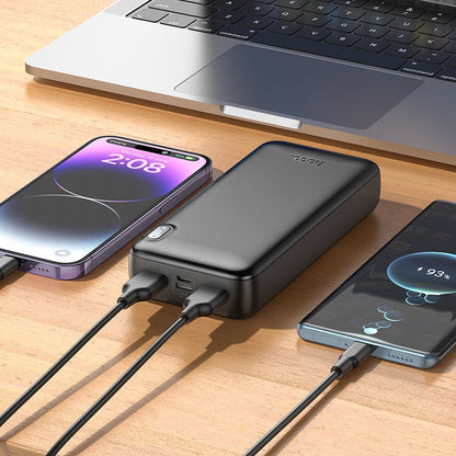 Externe Batterie HOCO J128A, 20000mAh, 10W, 2 x USB-A, Schwarz