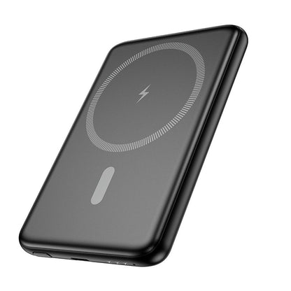 Batterie Externe HOCO Wireless J140A, 5000mAh, 20W, PD + QI, 1 x USB-C, Noire