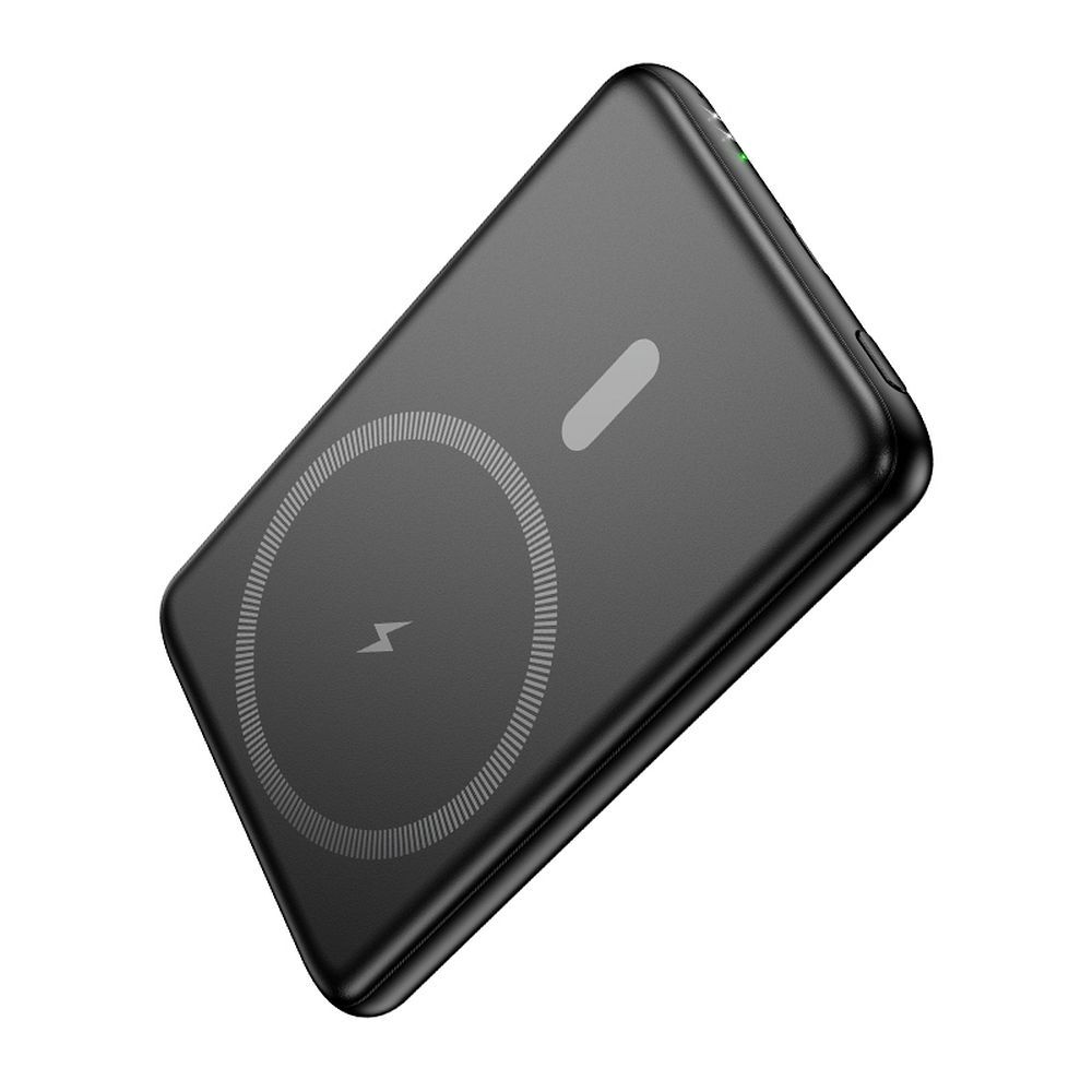 Batterie Externe HOCO Wireless J140A, 5000mAh, 20W, PD + QI, 1 x USB-C, Noire