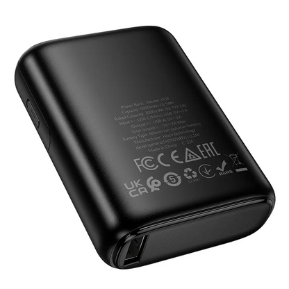 Externe Batterie HOCO J158, 5000mAh, 10W, 1 x USB-A, Schwarz