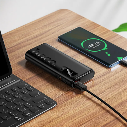 Batteria Esterna HOCO J158 Pro, 10000mAh, 22.5W, QC + PD, 1 x USB-C - 2 x USB-A, Nera