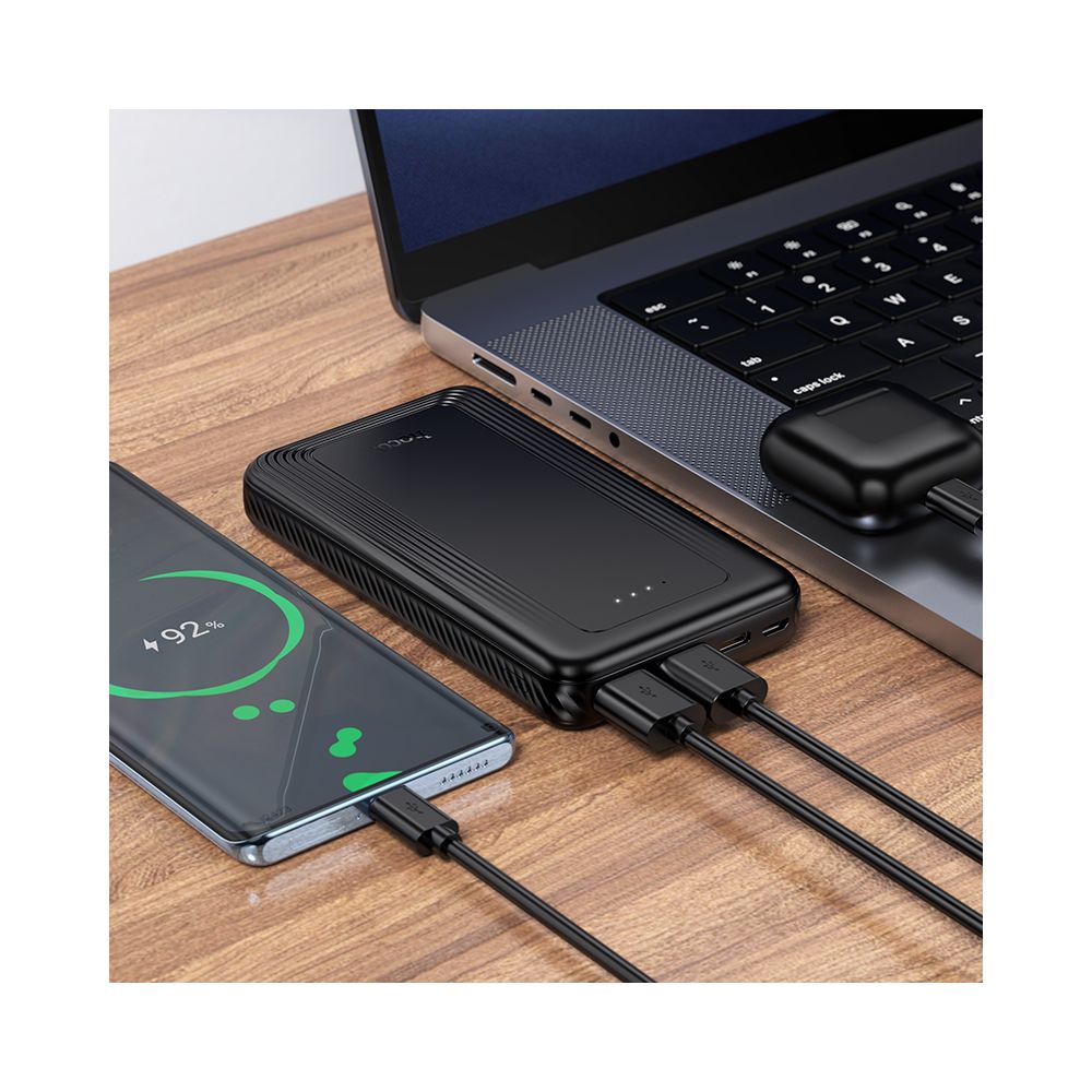 Externe Batterie HOCO J165A, 10000mAh, 10W, 2 x USB-A, Schwarz