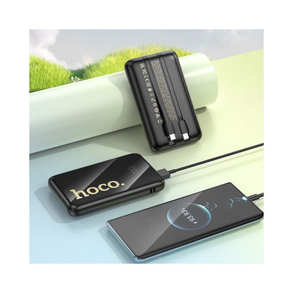 Batteria Esterna HOCO Q37, 10000mAh, 22.5W, QC + PD, 1 x Lightning - 1 x USB-A - 2 x USB-C, Nera