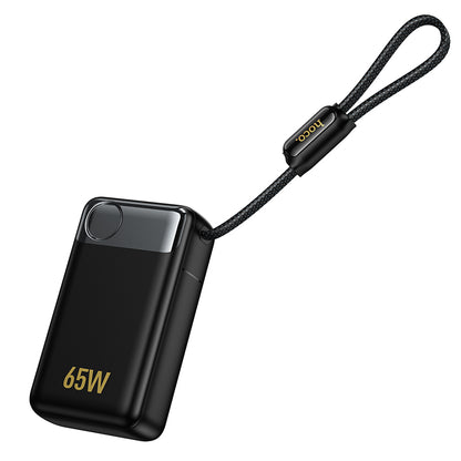 Batterie Externe HOCO Q53, 12000mAh, 65W, QC + PD, 1 x USB-A - 2 x USB-C, Noire