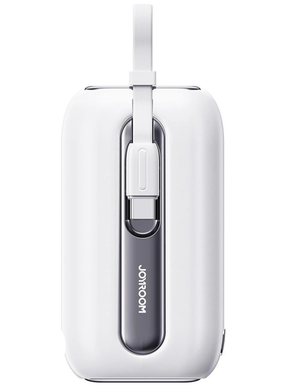 Batteria Esterna Joyroom Colorful Series JR-L012, 10000mAh, 22.5W, QC + PD, 1 x Lightning - 2 x USB-C, Bianca