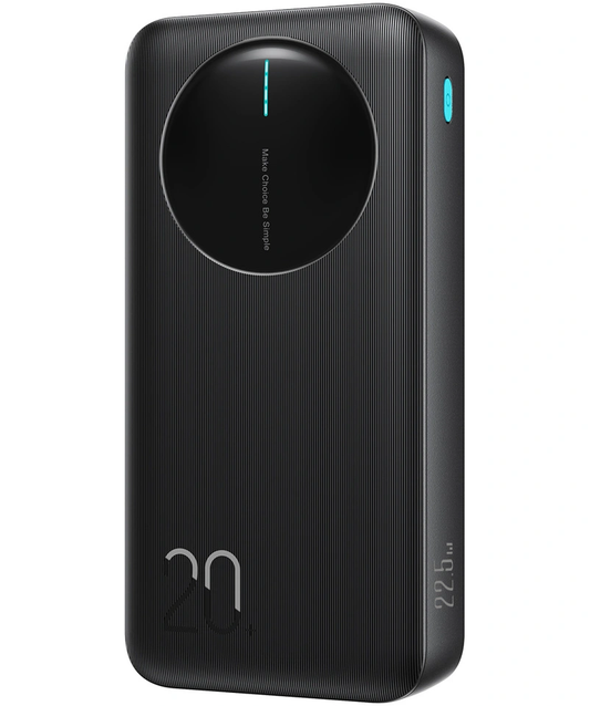 Batteria Esterna Joyroom JR-PBF14 Pro, 20000mAh, 22.5W, QC + PD, 1 x USB-C - 2 x USB-A, Nera