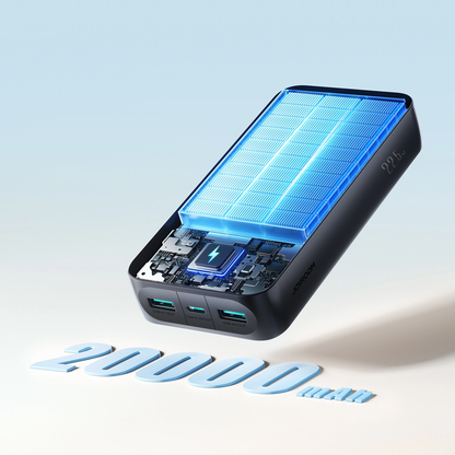 Externer Akku Joyroom JR-PBF14 Pro, 20000mAh, 22.5W, QC + PD, 1 x USB-C - 2 x USB-A, Schwarz