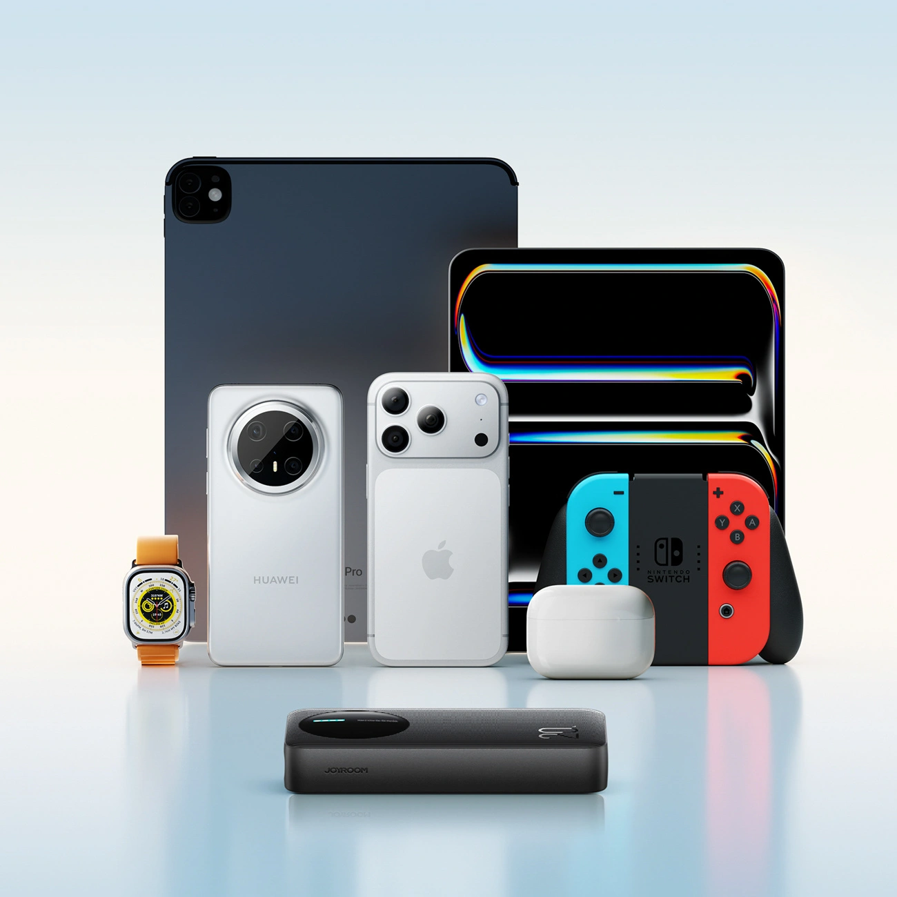 Externer Akku Joyroom JR-PBF14 Pro, 20000mAh, 22.5W, QC + PD, 1 x USB-C - 2 x USB-A, Schwarz