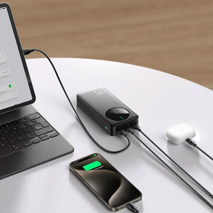 Batteria Esterna Joyroom JR-PBF14, 20000mAh, 12W, 1 x USB-C - 2 x USB-A, Nera