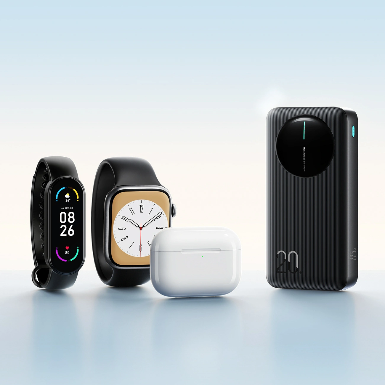 Externer Akku Joyroom JR-PBF14 Pro, 20000mAh, 22.5W, QC + PD, 1 x USB-C - 2 x USB-A, Schwarz