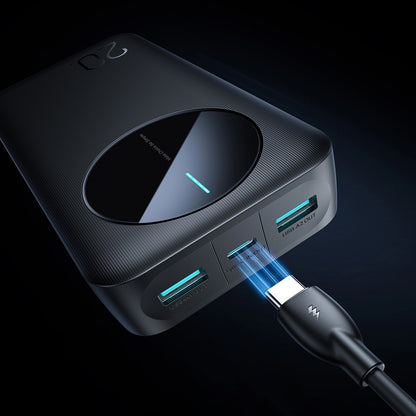 Batteria Esterna Joyroom JR-PBF14, 20000mAh, 12W, 1 x USB-C - 2 x USB-A, Nera